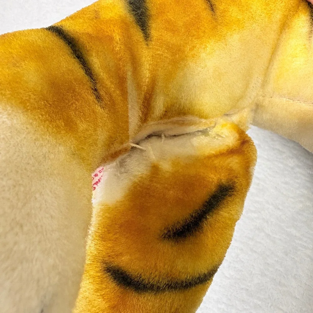 Vintage Montgomery Ward Tiger Plush Stuffed Animal Made in‎ Japan TLC SEE PHOTOS